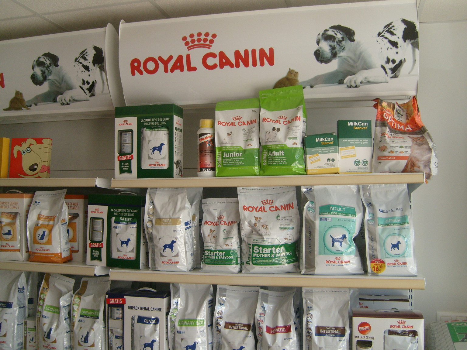 Royal Canin皇家犬業(yè)獸醫(yī)辦公室里的皇家狗糧