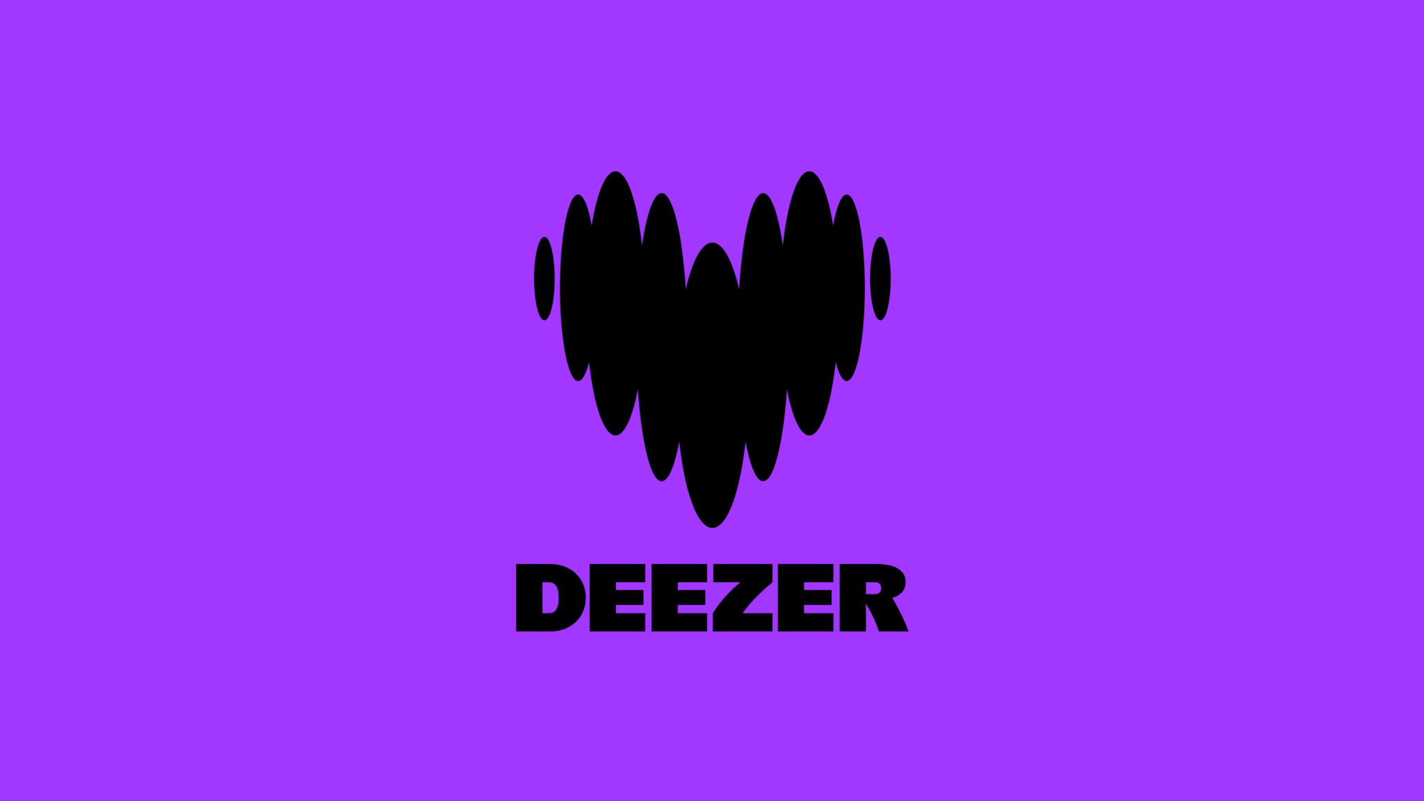 Deezer音樂平臺app品牌logo設計vi視覺形象識別設計，跳動的心臟