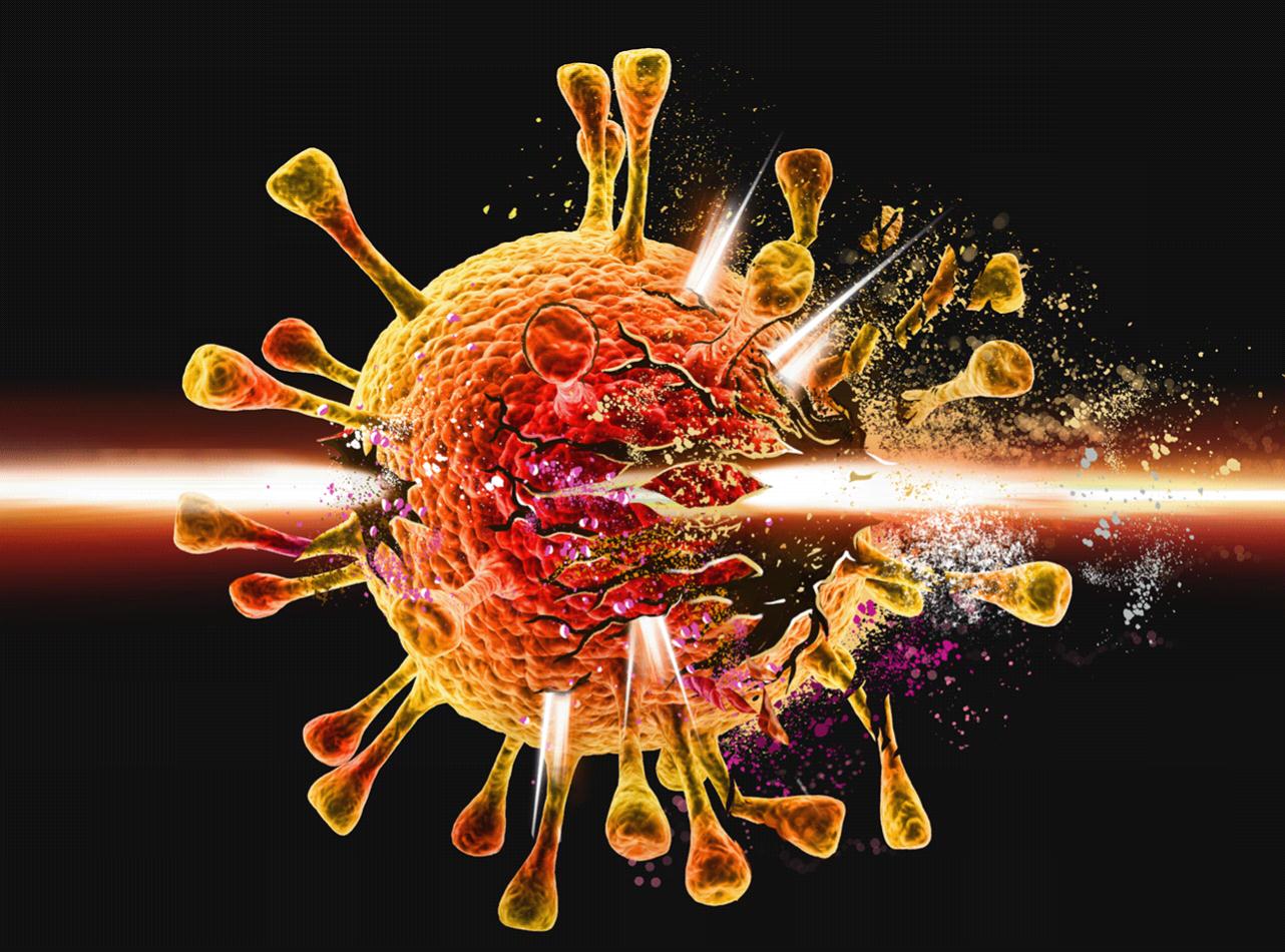 阿米索酮抗病毒藥物提高免疫力藥品包裝設(shè)計(jì)，速度箭頭元素