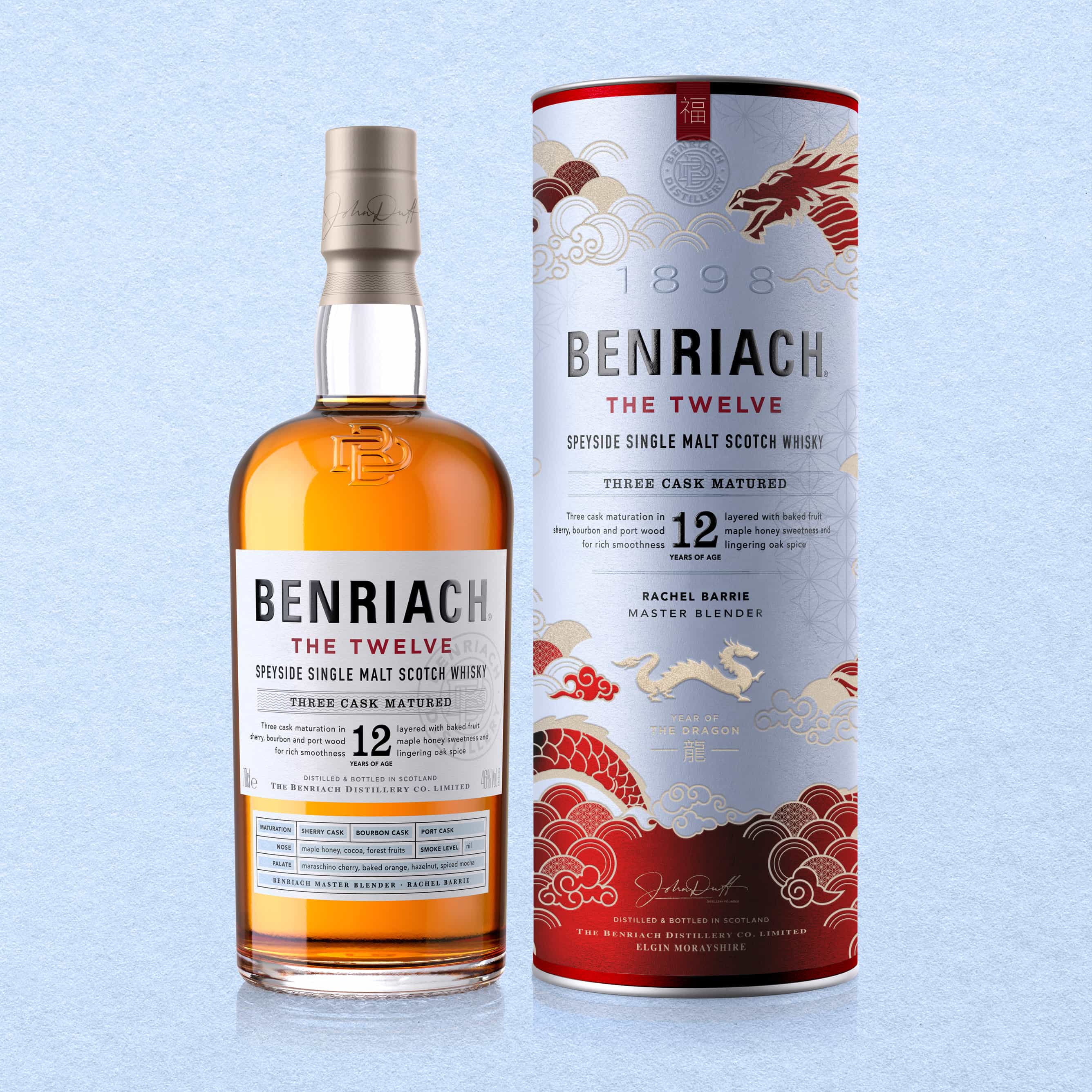 Benriach 單一麥芽蘇格蘭威士忌設(shè)計(jì)中國年節(jié)日酒包裝,2024兔年龍年元素 Benriach 單一麥芽蘇格蘭威士忌設(shè)計(jì)中國年節(jié)日酒包裝,2024兔年龍年元素