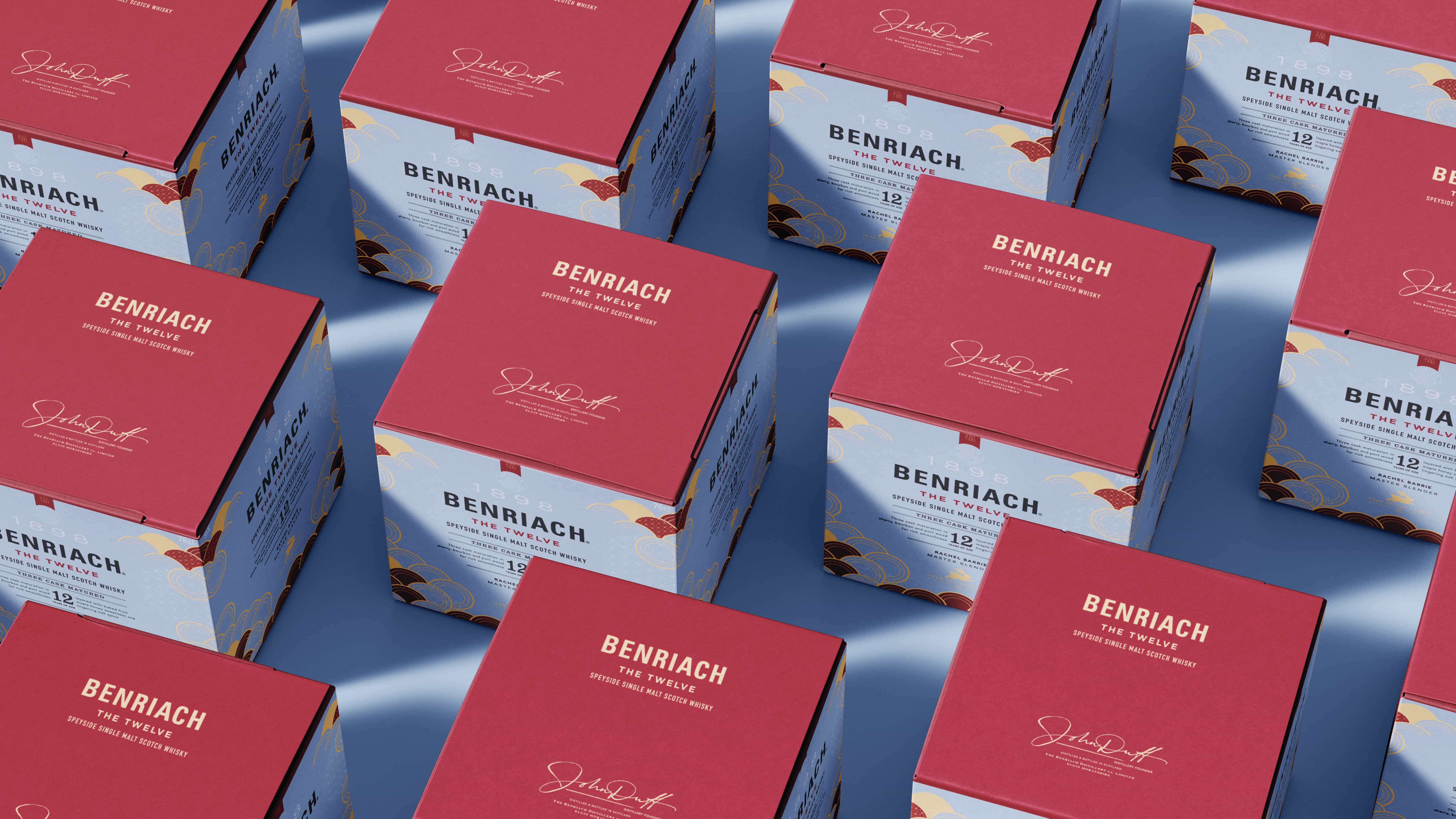 Benriach 單一麥芽蘇格蘭威士忌設(shè)計(jì)中國風(fēng)酒包裝,2024兔年龍年元素 Benriach 單一麥芽蘇格蘭威士忌設(shè)計(jì)中國風(fēng)酒包裝,2024兔年龍年元素