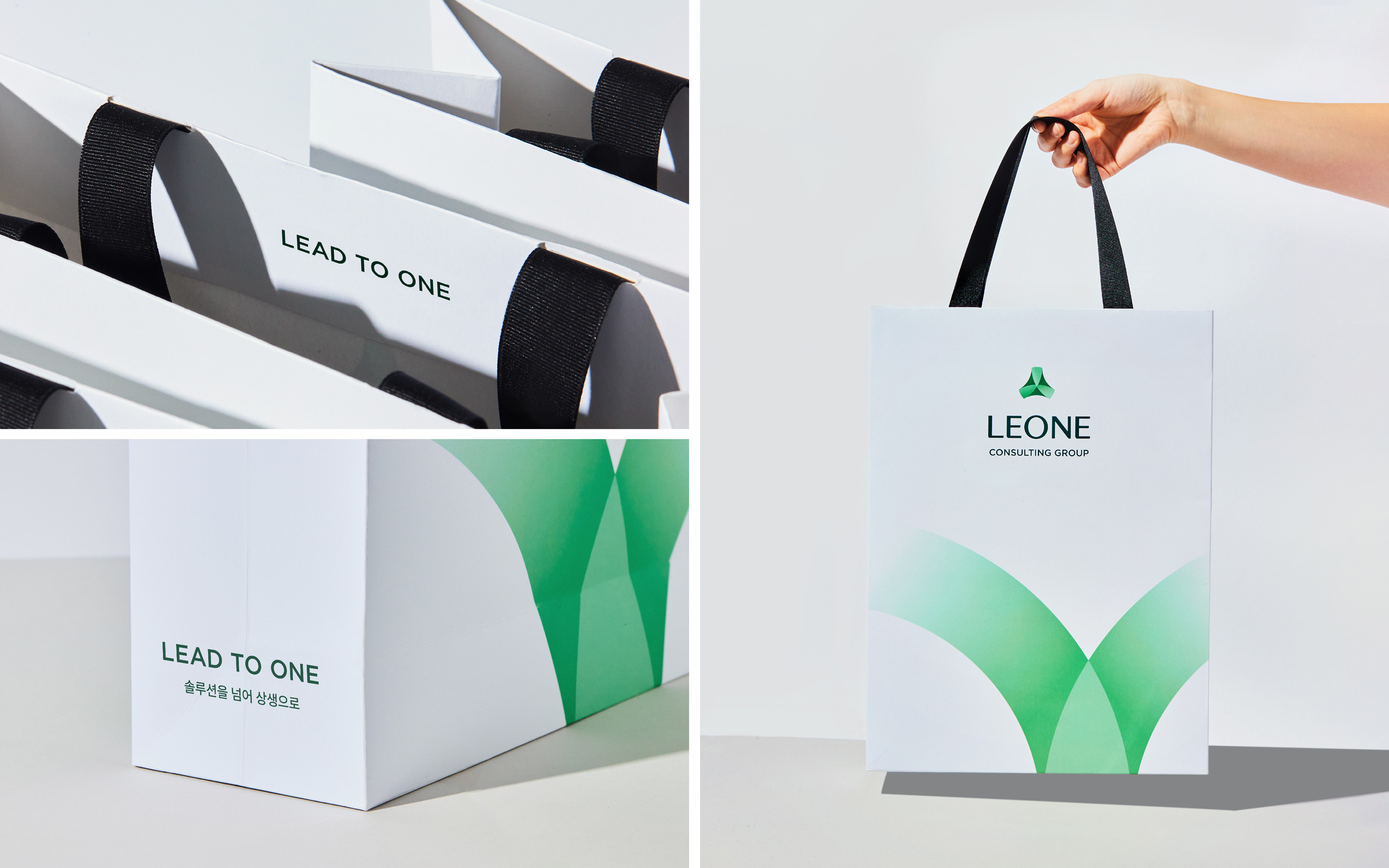 LEONE利昂稅務(wù)規(guī)劃咨詢集團(tuán)B2B企業(yè)logo&vi形象設(shè)計(jì)塑造，三葉旋轉(zhuǎn)圖案