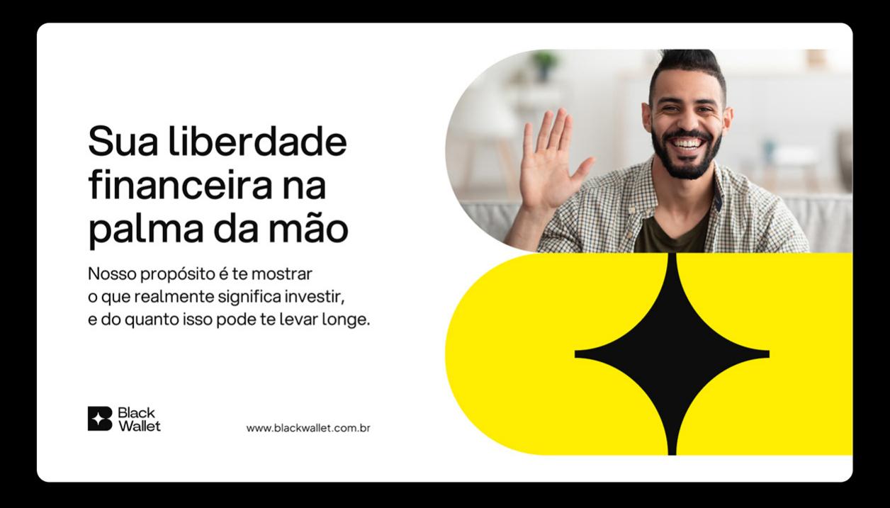 Black Wallet 財(cái)務(wù)規(guī)劃和投資咨詢金融公司vi設(shè)計(jì)企業(yè)形象設(shè)計(jì)，黃色B字母+星元素