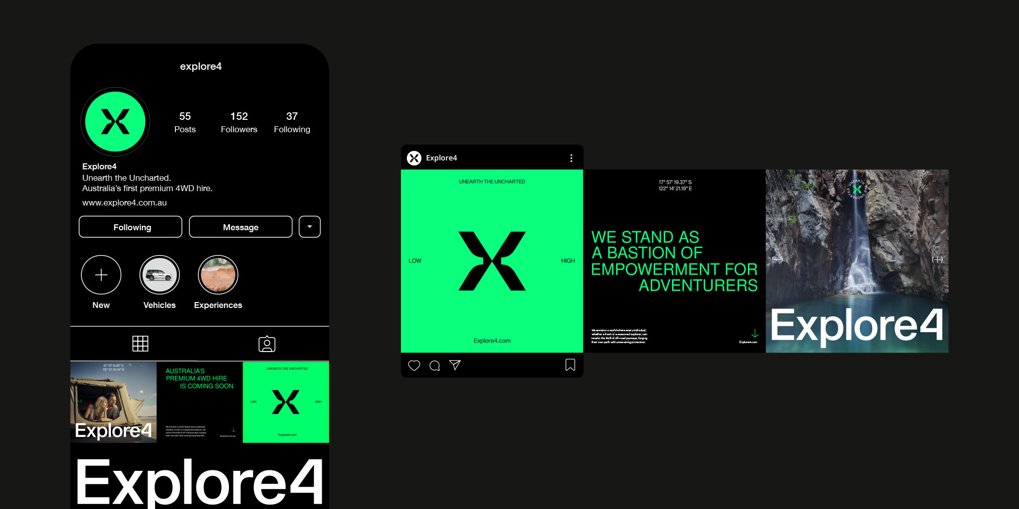 Explore4 四輪驅(qū)動(dòng)探險(xiǎn)車輛租賃公司品牌創(chuàng)建與品牌形象設(shè)計(jì) Explore4 四輪驅(qū)動(dòng)探險(xiǎn)車輛租賃公司品牌創(chuàng)建與品牌形象設(shè)計(jì)