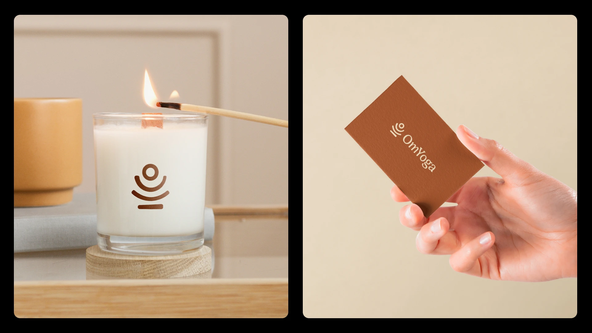 OmYoga 健康與瑜伽品牌設(shè)計-logo&vi設(shè)計