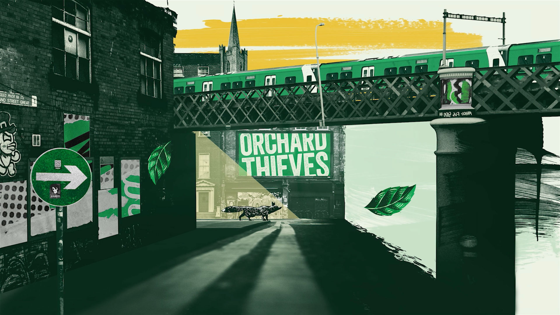 “果園小偷”野生蘋果酒品牌創(chuàng)建策劃狐貍插畫包裝設計電視廣告及宣傳推廣