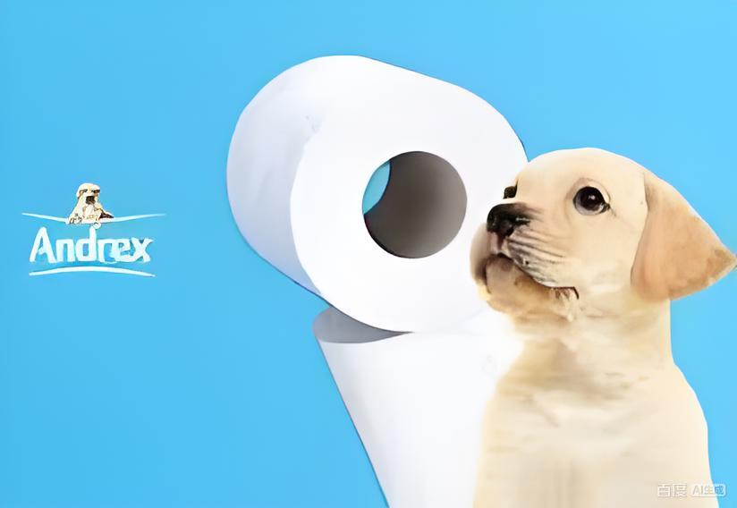 英國冠軍衛(wèi)生紙用拉布拉多犬來做廣告