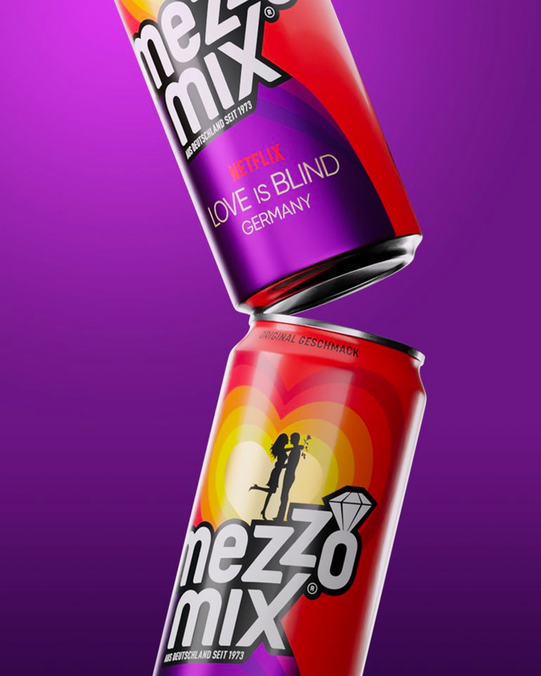 Mezzo Mix 橙子味可樂飲料贊助熱門劇集《盲目愛情》熱烈風(fēng)格包裝設(shè)計(jì)