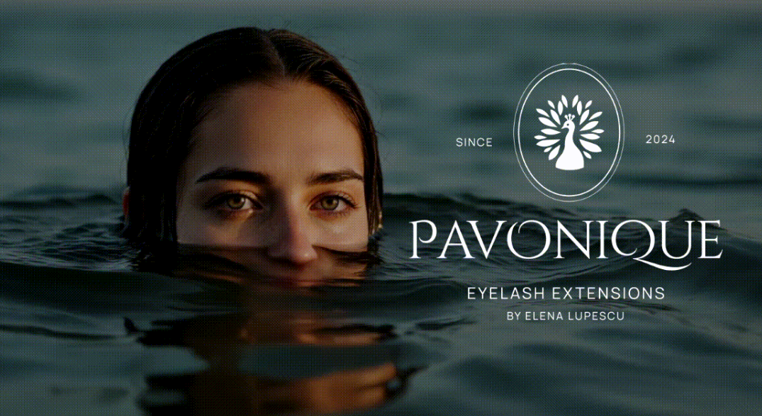 PAVONQUE繡眉睫毛護理醫(yī)療美容機構(gòu)孔雀logo設計品牌形象vi設計