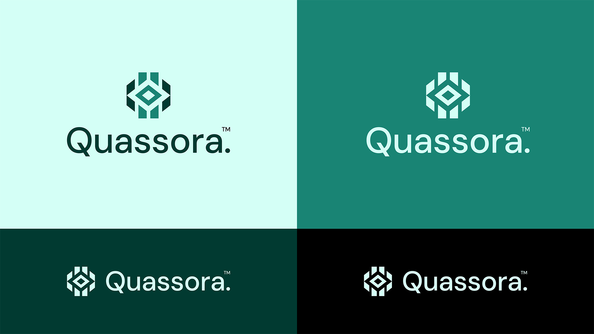 Quassora IT科技初創(chuàng)公司logo設(shè)計視覺識別vi設(shè)計,芯片與編碼元素 Quassora IT科技初創(chuàng)公司logo設(shè)計視覺識別vi設(shè)計,芯片與編碼元素