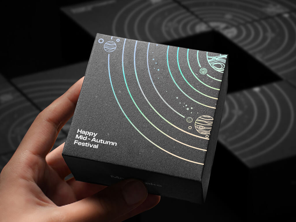 以元素宇宙為靈感的中秋月餅禮盒包裝設(shè)計(jì)
