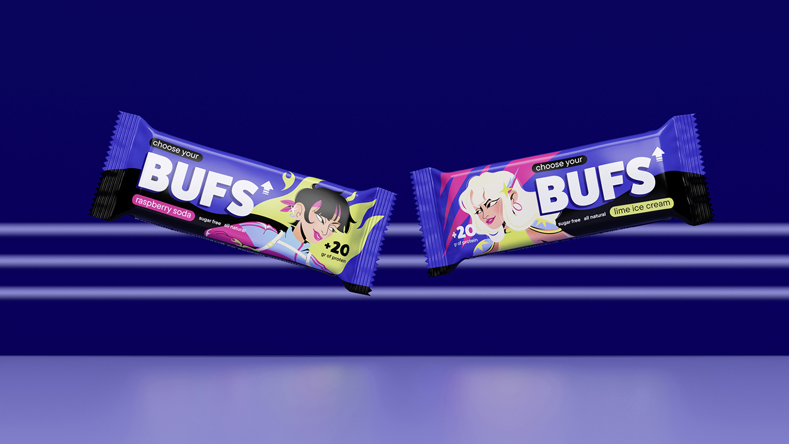 12BUFS 營養(yǎng)保健品蛋白質(zhì)棒包裝設(shè)計“人物漫畫插畫元素“