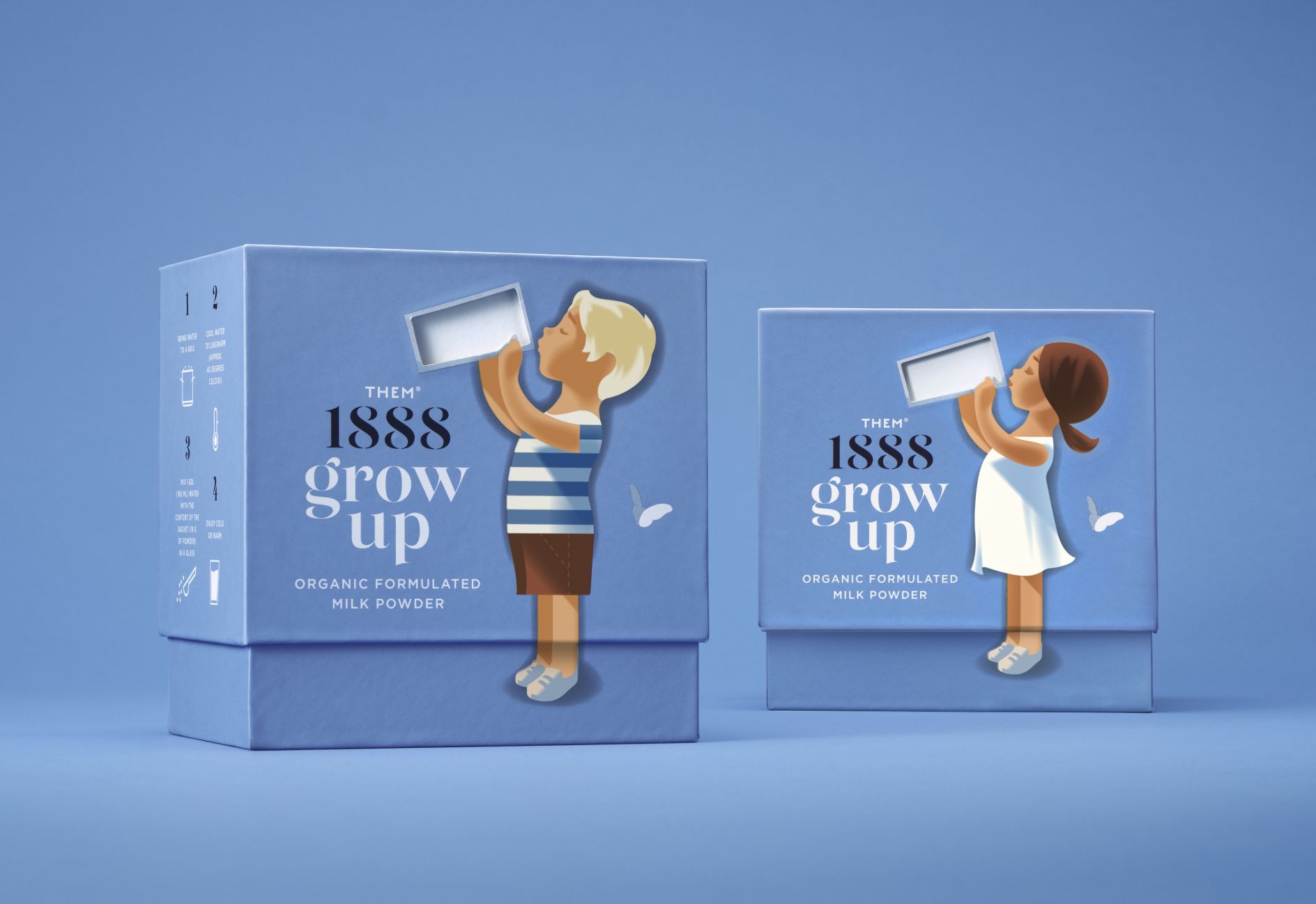 Them 1888 丹麥高端有機兒童奶粉袋裝盒裝亞洲市場包裝設(shè)計,北歐簡約風(fēng)格 Them 1888 丹麥高端有機兒童奶粉袋裝盒裝亞洲市場包裝設(shè)計,北歐簡約風(fēng)格