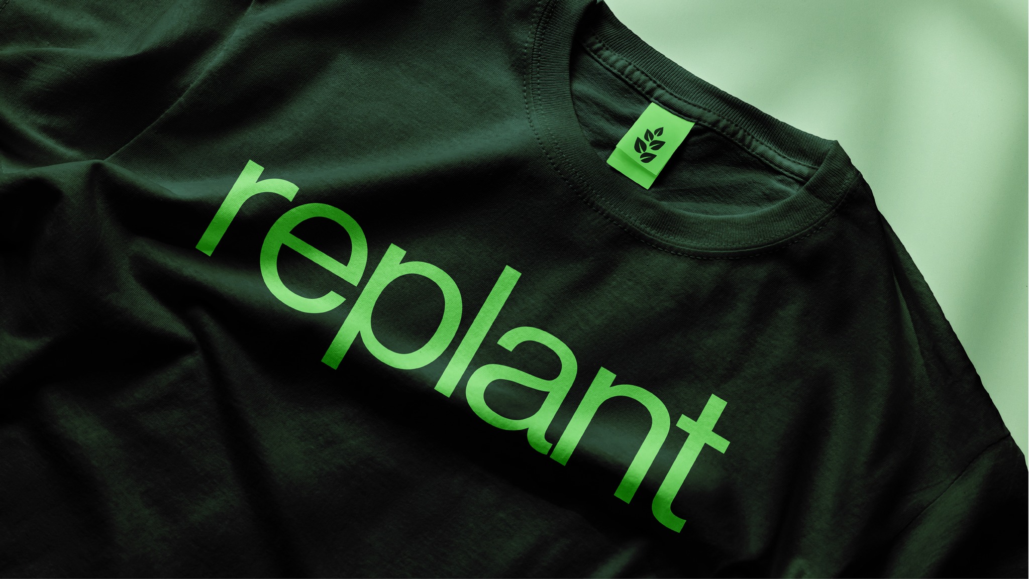 Replant 有機再生農(nóng)業(yè)技術(shù)品牌形象logo設(shè)計vi設(shè)計“自然葉子”