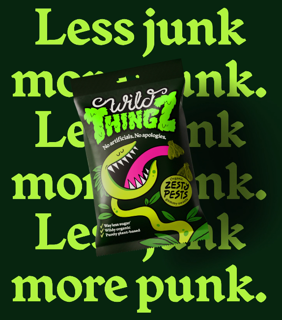 Wild Thingz有機(jī)植物基糖果打造吸引潮流的兒童叛逆品牌包裝設(shè)計及蛇吉祥物設(shè)計 Wild Thingz有機(jī)植物基糖果打造吸引潮流的兒童叛逆品牌包裝設(shè)計及蛇吉祥物設(shè)計