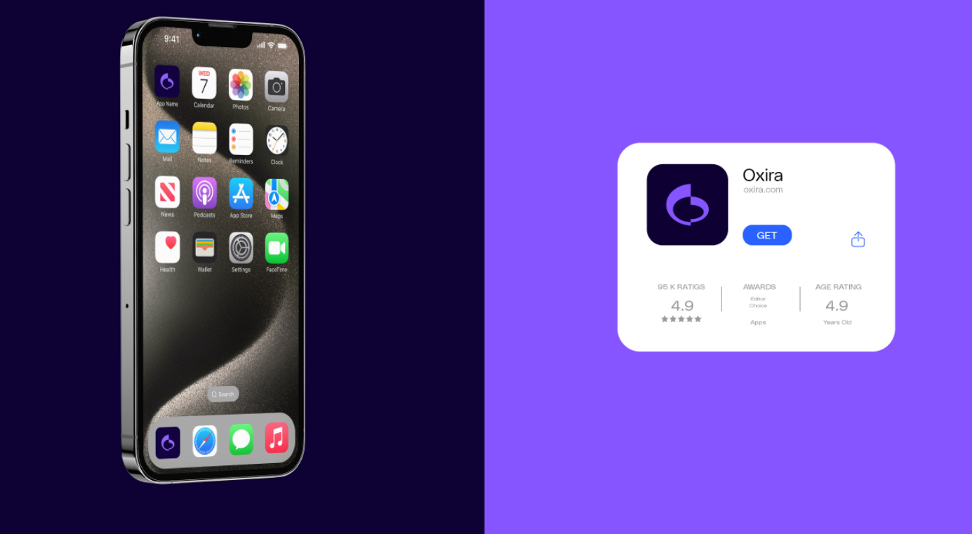 Oxira 人工智能未來科技品牌logo設計vi設計，現(xiàn)代極簡主義與科技前沿美學