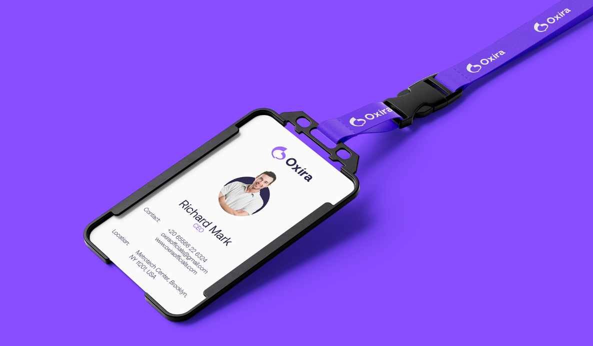 Oxira 人工智能未來科技品牌logo設計vi設計，現(xiàn)代極簡主義與科技前沿美學