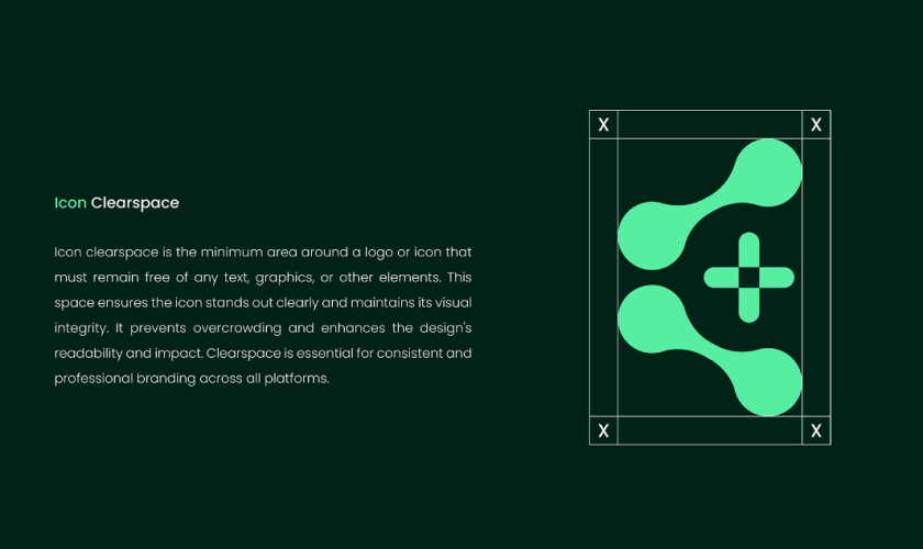 CareExcel 醫(yī)療保健解決方案公司logo設(shè)計(jì)vi設(shè)計(jì)，分子結(jié)構(gòu)加十字