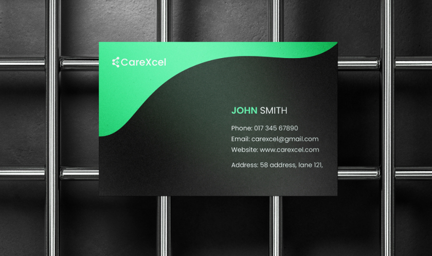 CareExcel 醫(yī)療保健解決方案公司logo設(shè)計(jì)vi設(shè)計(jì)，分子結(jié)構(gòu)加十字