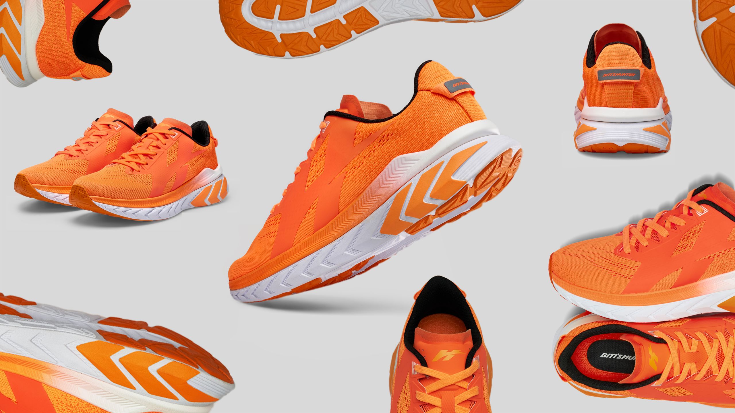 Hunter 越南運動鞋品牌視覺形象設(shè)計logo設(shè)計，動態(tài)字母H