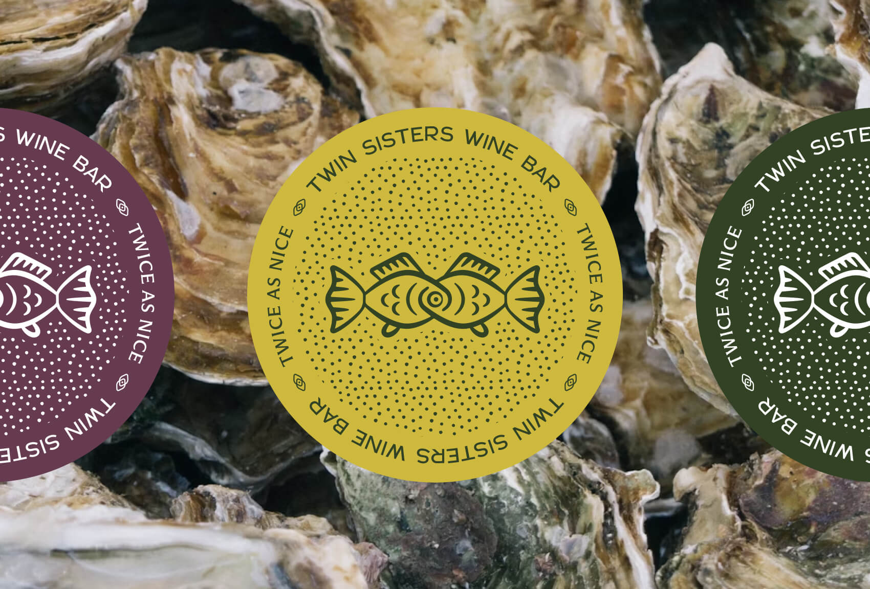 Twin Sisters 酒吧雙魚logo設(shè)計(jì)品牌視覺形象設(shè)計(jì)