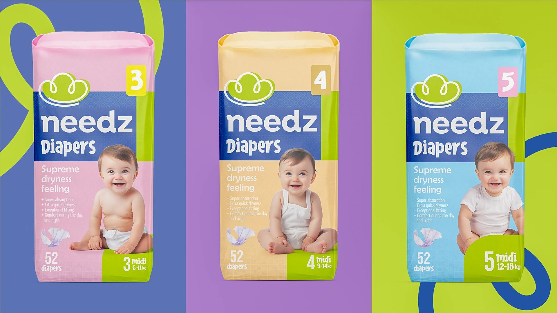 嬰兒與成人衛(wèi)生用品紙尿褲濕巾Needz品牌創(chuàng)建品牌起名logo設(shè)計(jì)包裝設(shè)計(jì)-上海品牌策劃公司