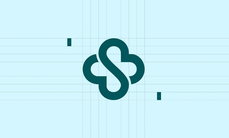 Stellar 醫(yī)院logo設(shè)計vi設(shè)計，融合多個醫(yī)療元素-上海logo設(shè)計公司