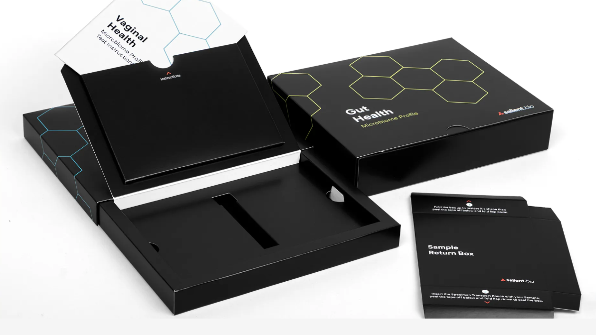 SALIENT BIO 腸道微生物組和陰道微生物組測(cè)試試劑包裝盒設(shè)計(jì)