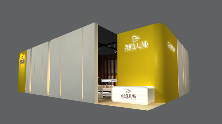 振靜沙發(fā)展會展臺設(shè)計搭建