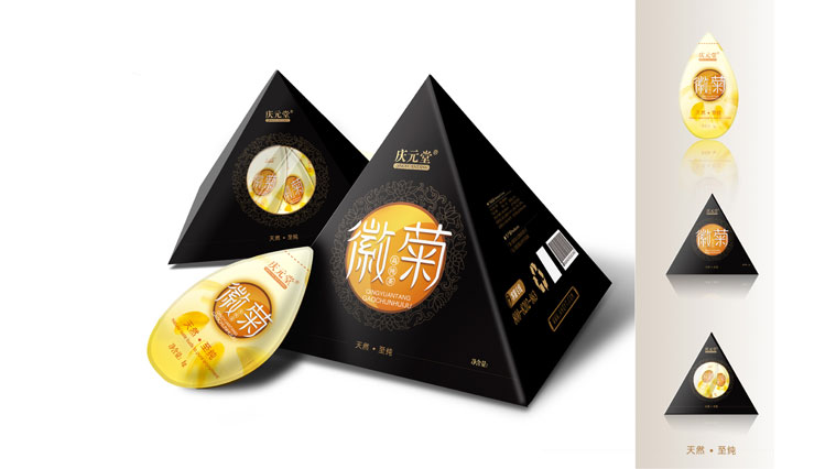 10慶元堂菊花茶茶葉包裝設(shè)計(jì)-上海品牌包裝設(shè)計(jì)公司