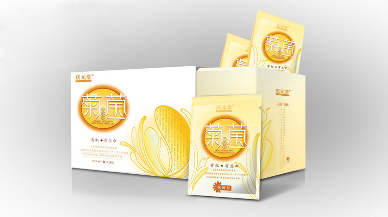 12慶元堂菊花茶茶葉包裝設(shè)計(jì)-上海品牌包裝設(shè)計(jì)公司