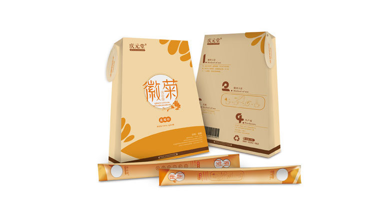 11慶元堂菊花茶茶葉包裝設(shè)計(jì)-上海品牌包裝設(shè)計(jì)公司