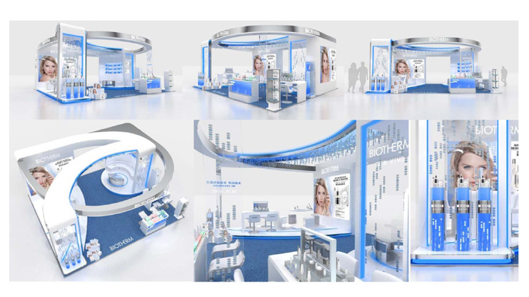 碧歐泉化妝品連鎖專賣店設計及展示設計2