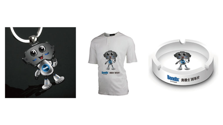 Honeywell霍尼韋爾剎車片吉祥物設計與汽配品牌全案策劃設計