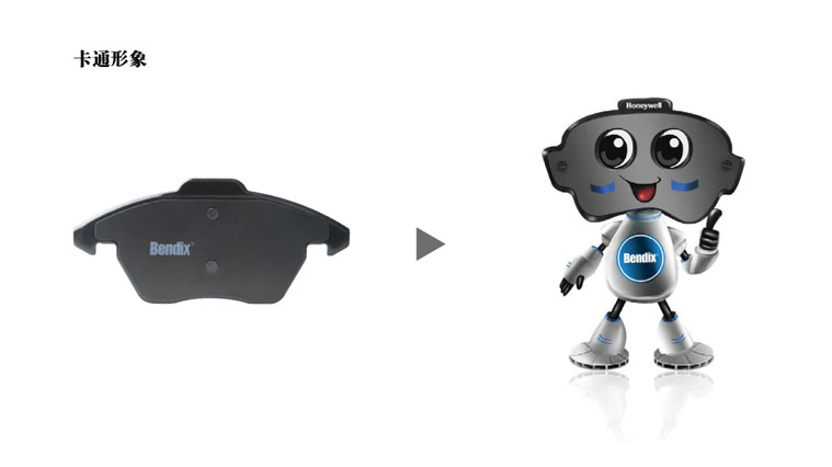 Honeywell霍尼韋爾剎車片吉祥物設計與汽配品牌全案策劃設計