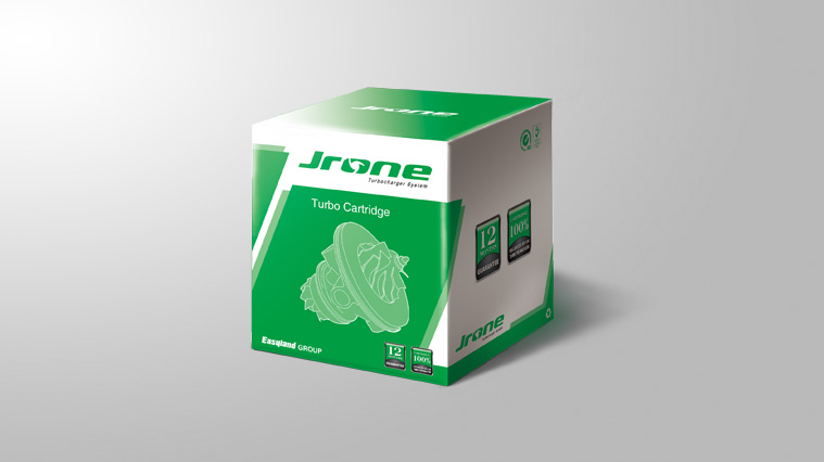 JRONE勁朗渦輪增壓器汽配包裝設(shè)計