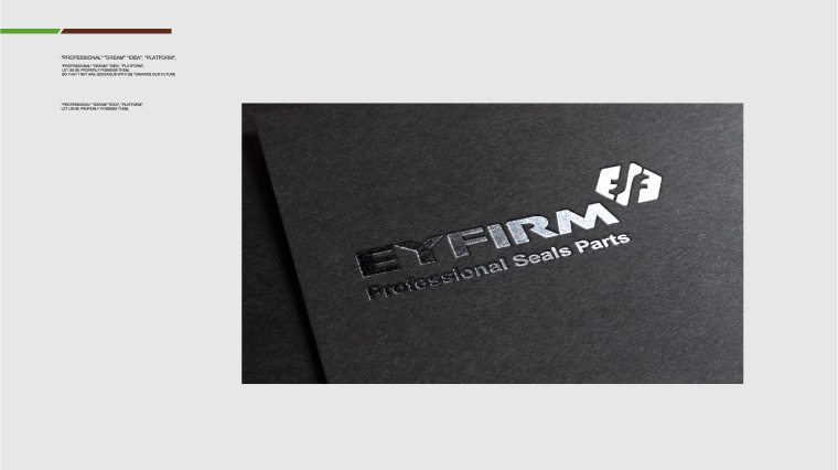 Eyfirm易封汽車配件密封件標志設計-上海標志設計公司