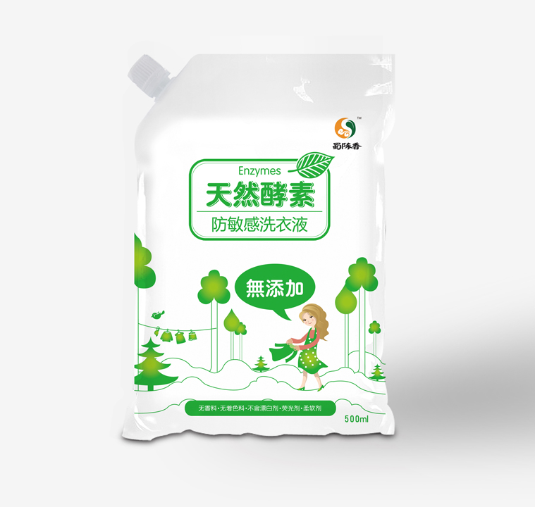 蜀陳香天然酵素環(huán)保洗衣液包裝設(shè)計-尚略上海包裝設(shè)計公司原則設(shè)計作品