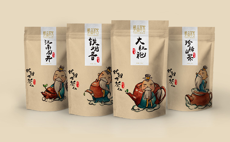 藝品茶客茶仙版茶葉包裝設(shè)計(jì)