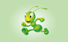 愛德林汽車養(yǎng)護品“卡通小螞蟻”標志logo設(shè)計