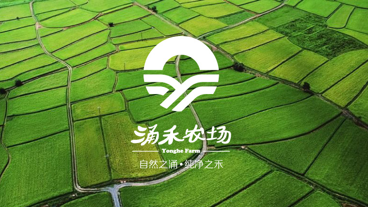 尚略廣告-上海商標設計公司-上海LOGO設計公司-涌禾農場圖形商標logo設計作品