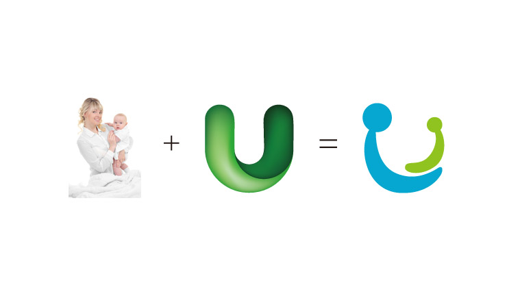 UEABABY優(yōu)益倍嬰兒護膚品品牌命名、logo設(shè)計-上海嬰童logo設(shè)計公司3