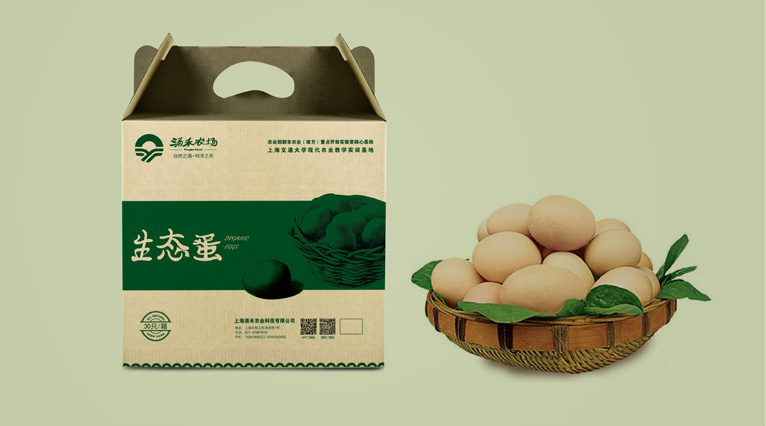 涌禾農場雞蛋包裝設計-上海農產品品牌策劃包裝設計公司