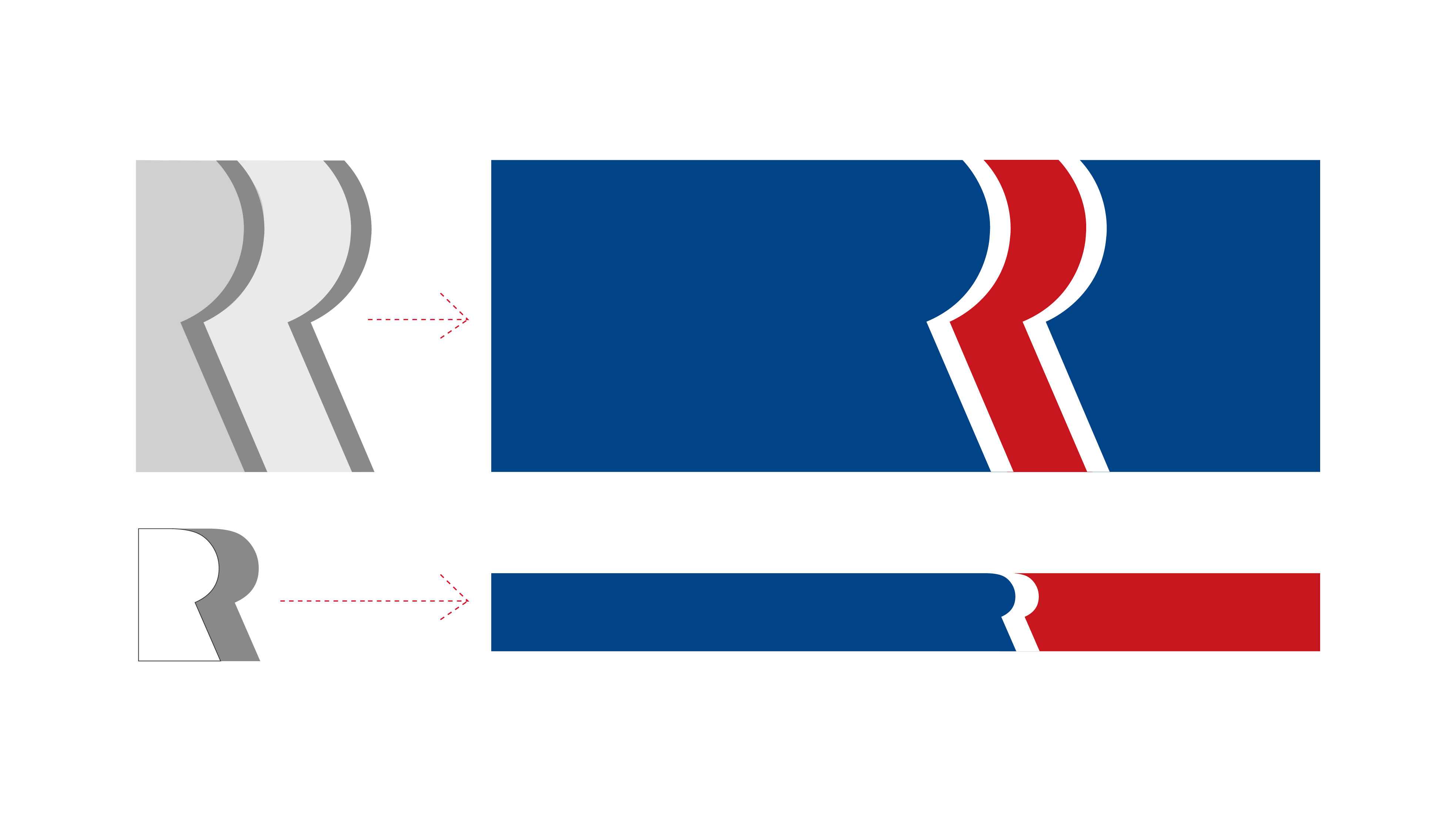 銳一機(jī)電公司VI設(shè)計(jì)，雙色系與R識別風(fēng)工業(yè)企業(yè)vi設(shè)計(jì)