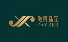YAMBER顏博珠寶logo設(shè)計(jì)