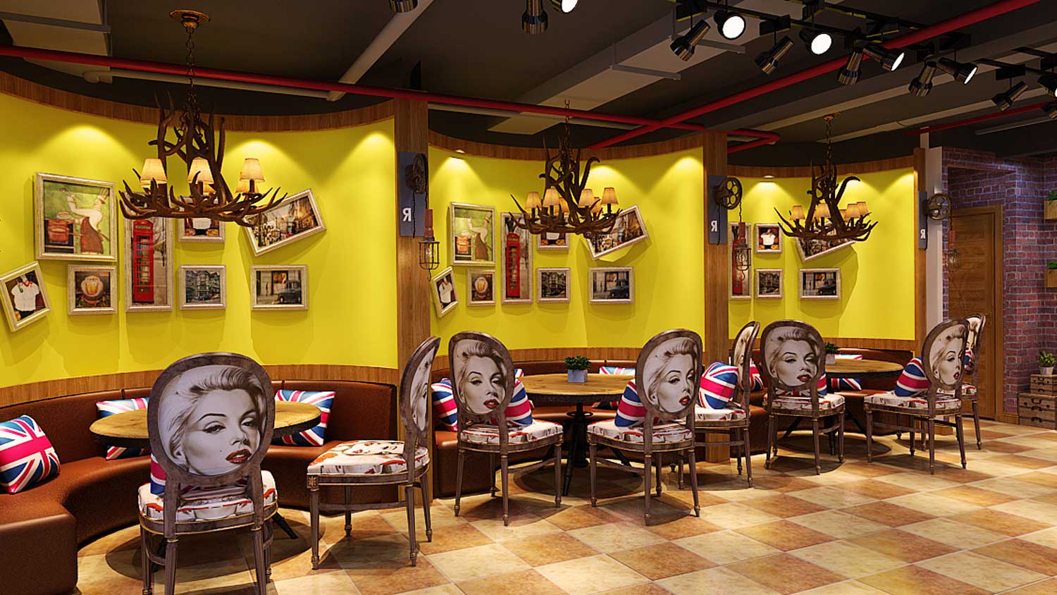 金媽媽時尚餐飲品牌設(shè)計與空間設(shè)計