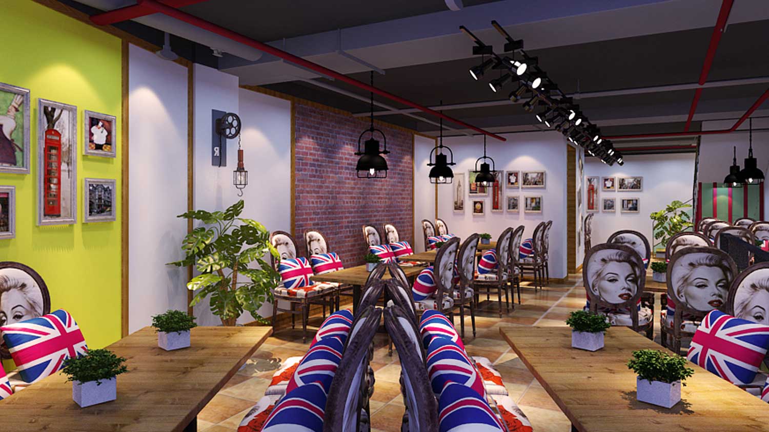 金媽媽時尚餐飲品牌設(shè)計與空間設(shè)計