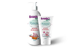 BAMBO班博熊寶寶嬰兒護(hù)膚品包裝設(shè)計(jì)嬰兒沐浴露防曬霜包裝設(shè)計(jì)
