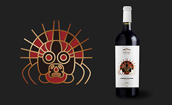 賀蘭之麓巖畫系列賀蘭山葡萄酒包裝設(shè)計(jì)酒標(biāo)設(shè)計(jì)-上海紅酒包裝設(shè)計(jì)公司