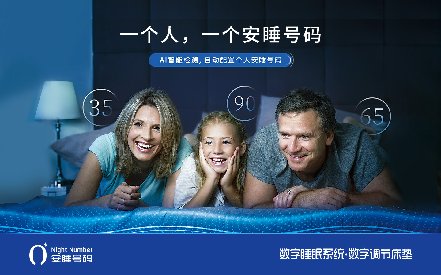 安睡號(hào)碼智能數(shù)字調(diào)節(jié)床墊廣告宣傳海報(bào)設(shè)計(jì)與賣(mài)點(diǎn)策劃